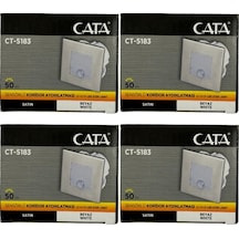 Cata Ct-5183 1,5w 6400k Beyaz Işık Sensörlü Koridor Aydınlatması 4 Adet