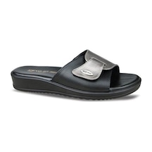 Ceyo 9984-7 Siyah Hallux-valgus Kemik Çıkıntısı Destekli Özel Kadın Terlik