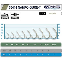 Owner 50414 Nanpo Gure-t Oxidized Gold İğne 2