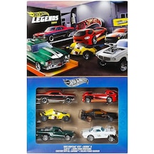 Hot Wheels Silver Series Efsane Temalı 6lı Metal Araba Seti Jby78 Çok Renkli