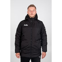 Diadora Alto Anorak Uzun Mont Siyah