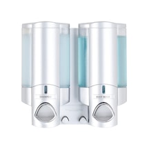 Living Blp-76235-1 Aviva Shower Dispenser 2 Chamber Satin Silver Siyah