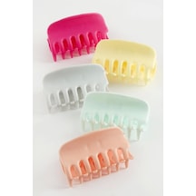 Düz Renkli Mandal Toka 6 Cm Pembe