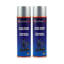 2 Adet 500 Ml Silikon Yağı Koşu Bandı Yağlayıcı Sprey Açık Kırmızı