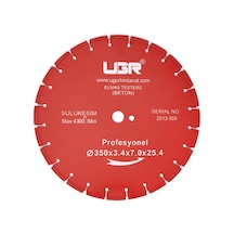 Ugr Elmas Daire Testere beton 400x25.4x4.0x2.6 MM