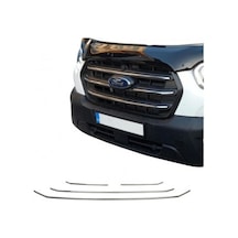 Ford Transit 2019 Sonrası Ön Panjur Kromu 4 Parça P.Çelik