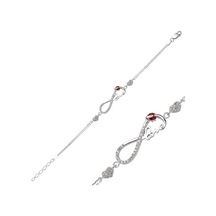 Gümüş Sonsuzluk Love Bayan Bileklik Br0460136 Gümüş