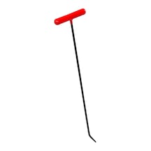 60 Cm 8 Mm Çap Tek Kıvrımlı Yassı Uçlu Boyasız Göçük Düzeltme Çubuğu - S4-06, Pdr Çubuk
