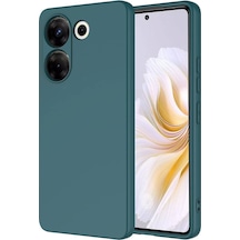 Noktaks - Tecno Uyumlu Tecno Camon 20 Pro 4g - Kılıf İçi Kadife Koruyucu Mara Lansman Kapak - Koyu Yeşil