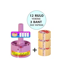 Tuybox Lila 3 Bant 360 Yaprak. Koli Bandı Ile Tüy Toplar. Tüy Toplama Rulosu Yerine. Lila