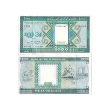 Moritanya 1989 Yılı 1000 Ouguıya Yabancı Kağıt Para Çil Unc Koleksiyon Para
