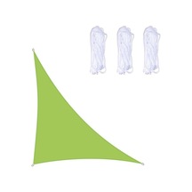 Novahub Üçgen Bahçe Gölgelik, 3m X 3m X 4.3m, Su Geçirmez, Anti-uv, Kırmızı Kırmızı