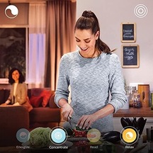 Huewca 9-75w Renkli Akıllı Ampul E27 Bluetooth Özellikli