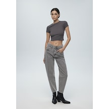 Mavi - Lola Iconic Gri Taşlı Jean Pantolon 101076-88588 Gri