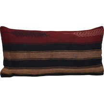 Zehra Abla Halı Yeni El Dokuma Dekoratif Lumbar Kilim Kırlent Yastık Kılıfı 6164
