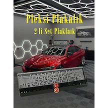 Ayyıldız Bayraklı Pleksi Takmatik Plakalık - 846965112