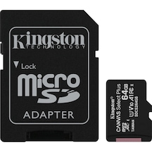 64GB MICRO SD CANVAS PLUS KINGSTON SDCS2/64GB
