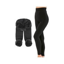 Moda Orsima Kadın Siyah Termal Kışlık Içi Peluş Taytsiyahlstd Siyah