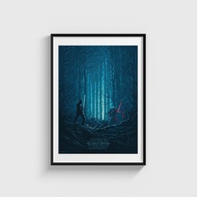 Star Wars: The Force Awakens 2015 Film Posteri Tablo Çerçeveli Poster Duvar Dekorasyonu Siyah Çerçeveli Tablo Siyah Çerçeveli Tablo Dn11d180sıyah