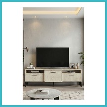 Bezos Mistral Tv Sehpası Suntalam Ekru 160x40 Cm Dfnbez