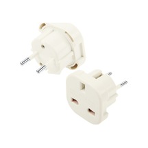 Yüksek Kaliteli Uk Fiş Ab Fiş Ac Duvar Evrensel Seyahat Güç Soketi Fiş Adaptörü Beyaz Diğer