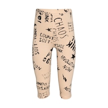 Lovetti Kız Çocuk Punk Gırl Desen Kapri 1503 Pembe - Siyah