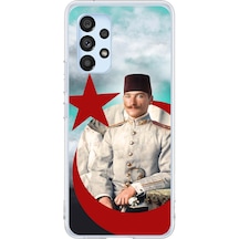 Samsung Galaxy A53 Uyumlu Gençlik Yılları Atatürk Baskılı Silikon Kılıf Renkli