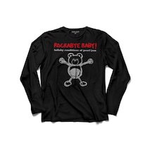 Rockabye Baby Pearl Jam Alıve Logo Uzun Kollu Tişört (512929824)