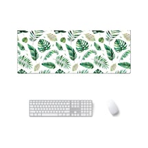 900x400x3mm Ofis Öğrenme Kauçuk Mouse Pad Masa Mat 13 Tropikal Yağmur Ormanı