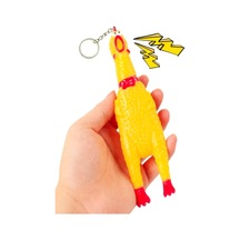 Bağıran Tavuk Anahtarlık Çığlık Atan Horoz Oyuncak Shrilling Chicken 16 Cm - 1 Adet