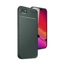 İphone 16e Kılıf Auto Focus Karbon Kapak - Koyu Yeşil