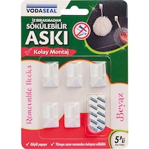 Vodaseal Sökülebilir Askı 5'li Beyaz