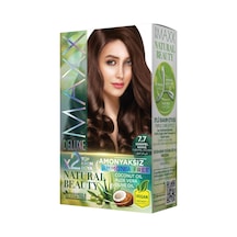 Natural Beauty Amonyaksız Set Saç Boyası 7.7 Karamel Kahve