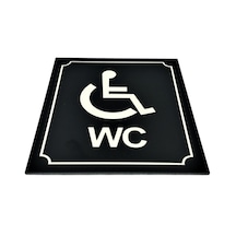 Wc Tuvalet Tabelası Engelli Yönlendirme Levhası 10 Cm X 12