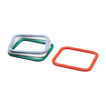 Ikea 365+ 4'lü Kare Gıda Saklama Kabı Contası 14,0 X 14,0 Cm Kırmızı Yeşil Beyaz Mavi Çok Renkli