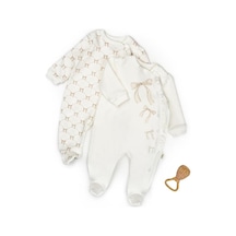 Babycosy Organic Wear Bebek 2li Tulum %100 Organik Pamuk , Bebek - Yenidoğan- Csy8147 Taş