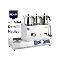 Remta 55 Model 3 Demlikli Elektrikli Çay Kazanı - 33 Lt.+Demlik