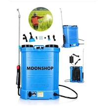 Moonshop İl016 Pro Japan Turbo 16 LT Şarjlı Sırt Tipi İlaç Pompası Akülü Şarjlı İlaçlama Makinesi Köpük Pompası