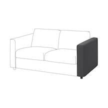 Ikea Gri Şık Kanepe - Kanepe Kolçağı