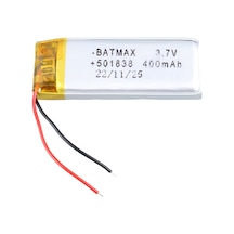 Ayt Lityum Polimer Şarj Edilebilir Pil Kulaklık Akıllı Saat Pili 50x18x38 Mm Devreli Pil