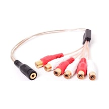 Kablo Dc 3.5MM Dişi To Dc 3.5MM Dişi 6Li S-Link Sl-Dc56