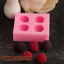 Pk1002079 - Silikon Kalıp Mum Kalıbı 4lü Böğürtlen