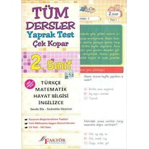 2.Sınıf Tüm Dersler Yaprak Test - Faktör Yayınları