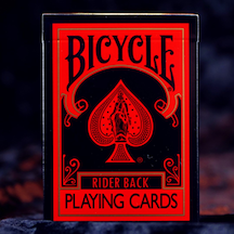 Bicycle Reverse Red Premium Oyun Kağıdı Limited Edition Koleksiyonluk İskambil Kartları