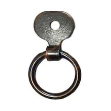 Halkalı Tablo, Çerçeve Askısı, Küçük, 15x28mm, Eskitme - 100 Adet Açık Gri