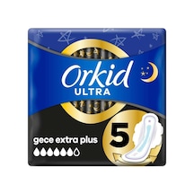 Orkid Ultra Extra Tekli Gece Extra Plus Tekli Paket 5 Ped 2 Adet