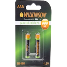 Telsiz Telefon Pili Şarjlı Pil Aaa İnce Pili 600mah 2li