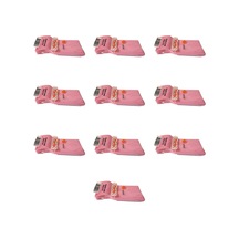 Plastik Çatal Pembe Renkli Lüx Parti Piknik Davet Doğum Günü Çatalı - 18 Cm. - 25 Adetlik 10 Paket