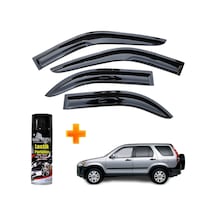 Honda Crv Mügen Cam Rüzgarlığı 2002-2007 Arası 4 Lü Takım +500ml Lastik Parlatıcı