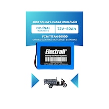 Fcm Titan 66000 Batarya Standart Kapasite Lifepo4 72v 60ah Elektrikli Motosiklet Bataryası